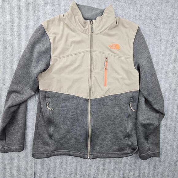 North Face Jacket Mens Medium Norris Full Zip Outdoor Fleece Softshell Sweater - Picture 2 of 7